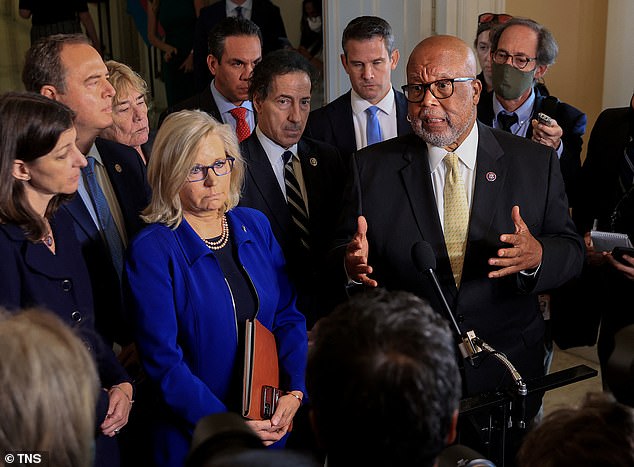 Representative Benny Thompson (center), chairman of the January 6th election commission, said the group wanted to hear from Ivanka Trump.