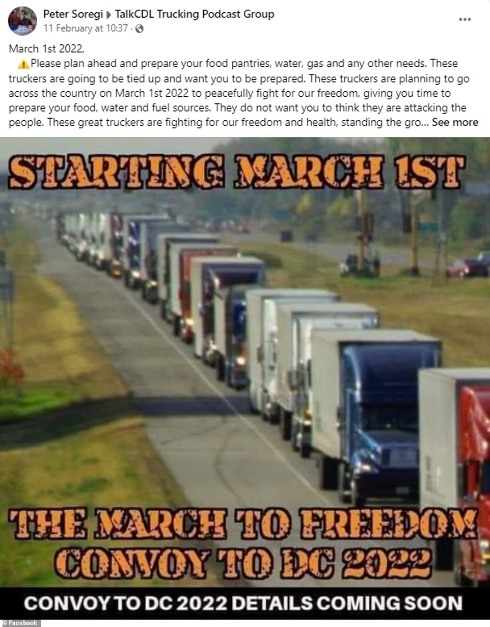 1645990807 173 Just five Freedom Convoy trucks arrive in Vegas forcing organizers