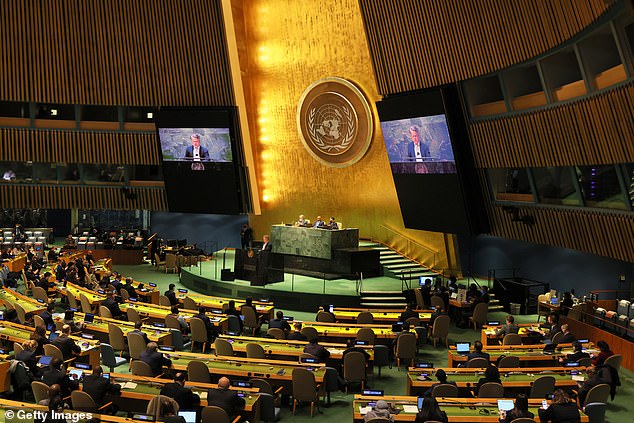 The General Assembly of 193 countries is expected to vote this week on a draft resolution calling for the withdrawal of Russian troops.  However, his decisions are not binding