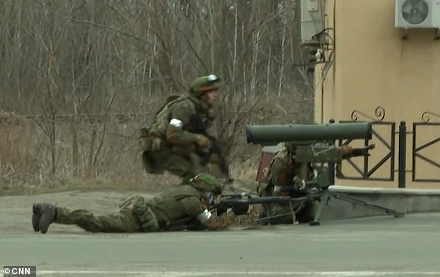 A CNN reporter filmed a shootout between Russian forces and