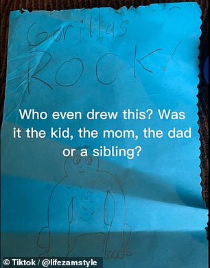 Poole noted that the gorillas had nothing to do with her daughter's birthday celebration, making it clear that the drawings and message were racially motivated.