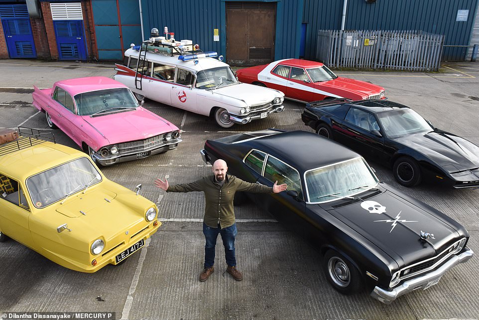 Buying wrecked cars for £10,000, he painstakingly restores the cars and increases their value 