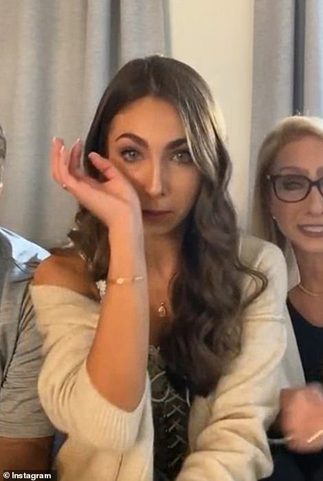 Miranda's family posted this tearful video to Instagram in February claiming she was brainwashed.