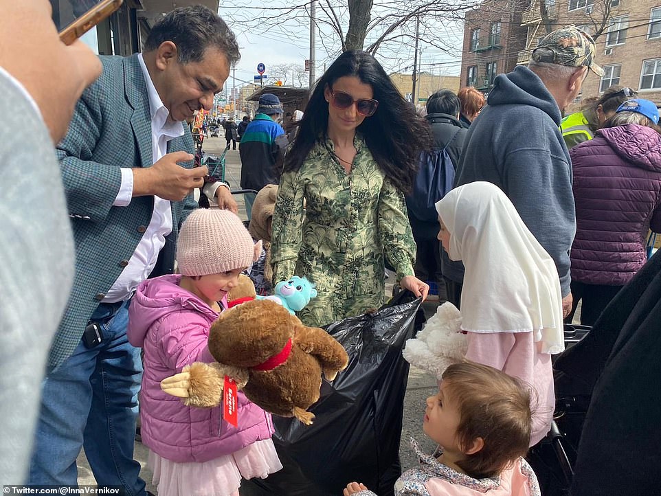 Vernikova is pictured in her South Brooklyn neighborhood.