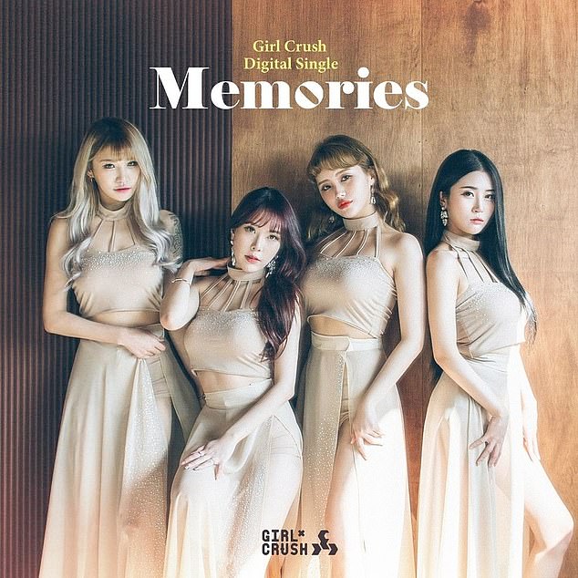 Claim to fame: Bomi is a member of the four-piece dance troupe Girl Crush (pictured), who released their first single Memories in 2019.