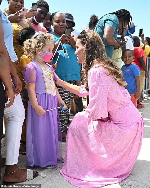 Kate sat down and spoke to a local girl who was dressed to the nines in a stunning princess outfit.