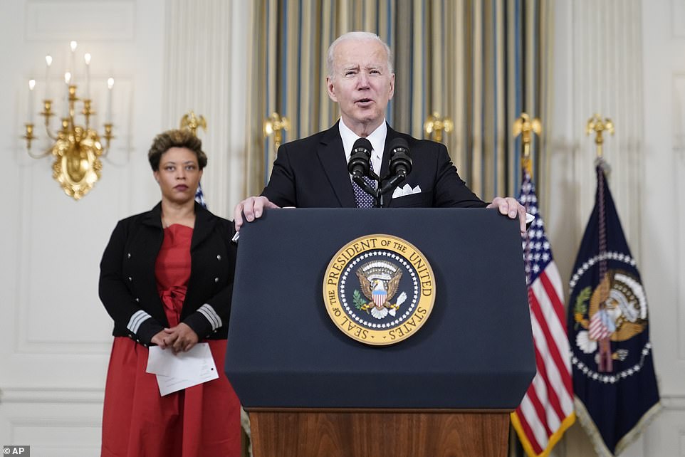 President Joe Biden on Monday refused to retract his comments from Saturday that he would not allow President Vladimir Putin of Russia to remain in power, but faced a barrage of questions from reporters