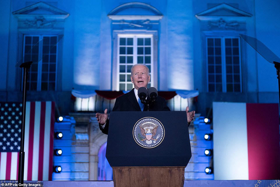 Biden made his controversial remarks right at the end of his three-day trip to Europe, at the end of a speech in the Polish capital of Warsaw on Saturday.  The White House was then forced to retract his comments, insisting he was not endorsing regime change