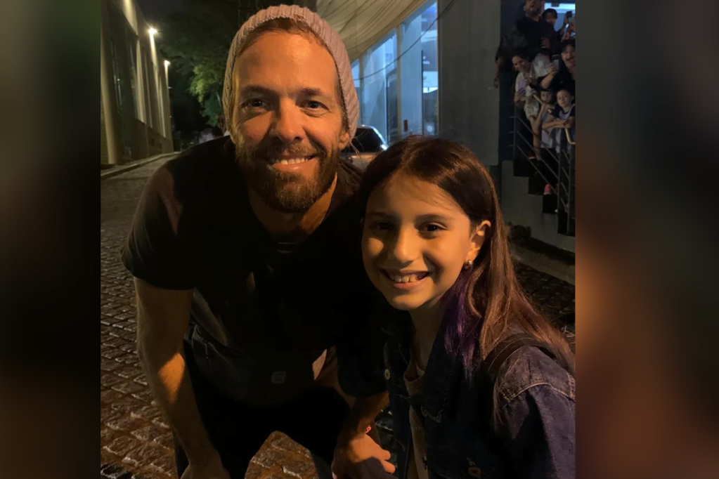 Foo Fighters drummer Taylor Hawkins shared a heartwarming moment with