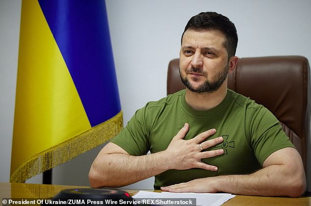 Ukrainian President Volodymyr Zelensky is in talks to speak at