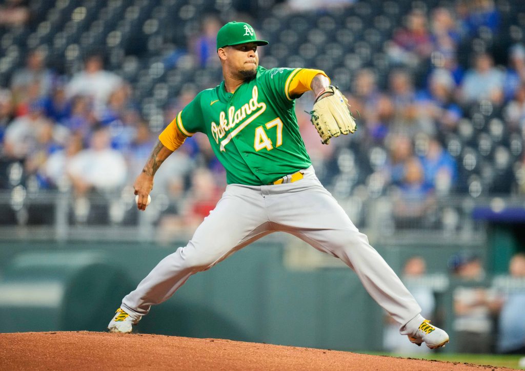 frankie montas oakland athletics