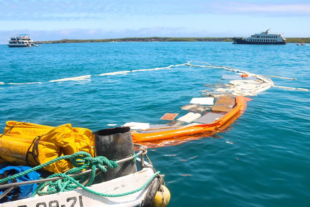 1650840205 Boat running on diesel fuel sinks off the Galapagos Islands