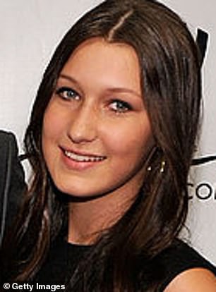 Fresh-faced: Bella reveals she had a nose job at the age of 14 (pictured prior to the surgery in 2010)