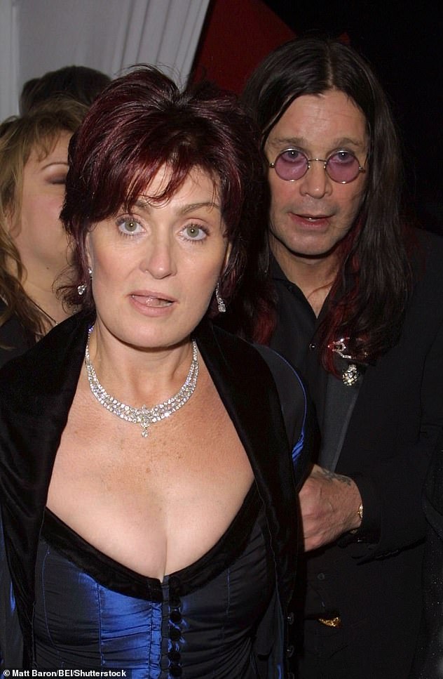 Supportive: The author's iconic singer-songwriter husband Ozzy Osbourne, 73, apparently agreed the results weren't great and offered to pay for the repairs: Pictured in 2002