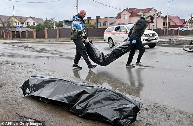 The worst atrocities were reported in Bucha, which was occupied by Russian troops trying to advance to Kyiv.  But they backed out earlier this month, leaving bodies on the streets, and investigators have reported finding mass graves