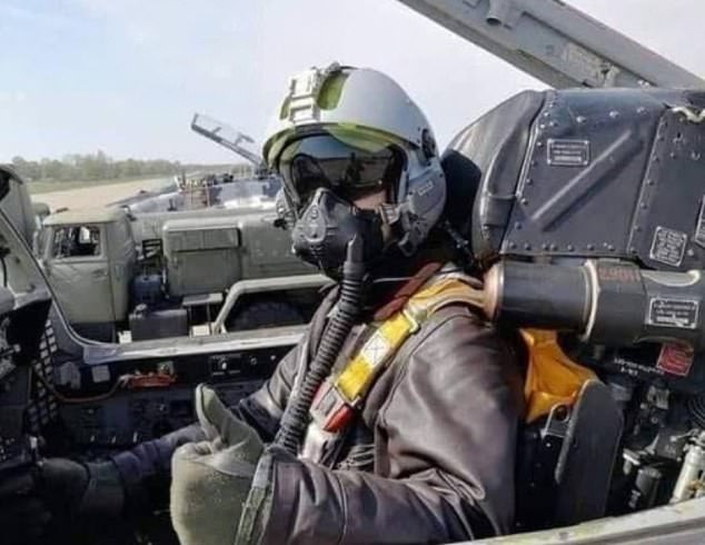 Two days before his death, the Ukrainian General Staff shared this photo of the legendary fighter sitting in the cockpit.  They captioned it: 