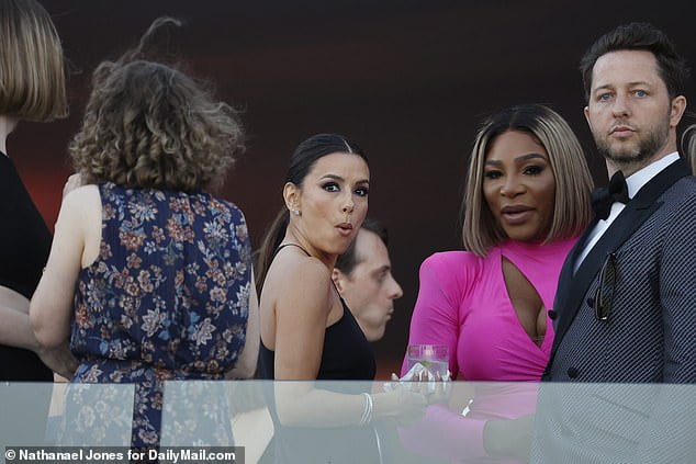 Eva Longoria And Serena Williams Giggle At Brooklyn Beckhams Wedding To Nicola Peltz S Chronicles 