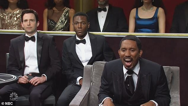 SNL mocks THIS Oscar slap scandal with maniacal Will Smith