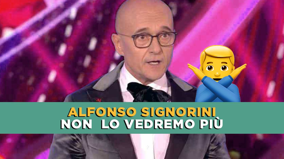 Say goodbye to Alfonso Signorini this is how Pier Silvio