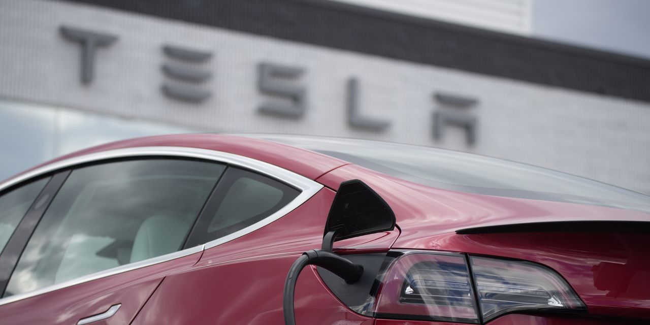 Tesla stock price soars after record earnings report