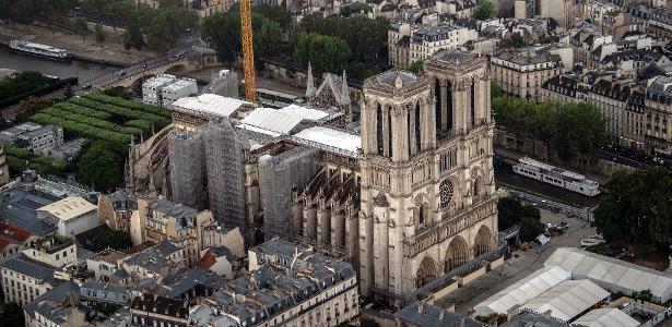 Three years after the fire NotreDame Cathedral holds its first