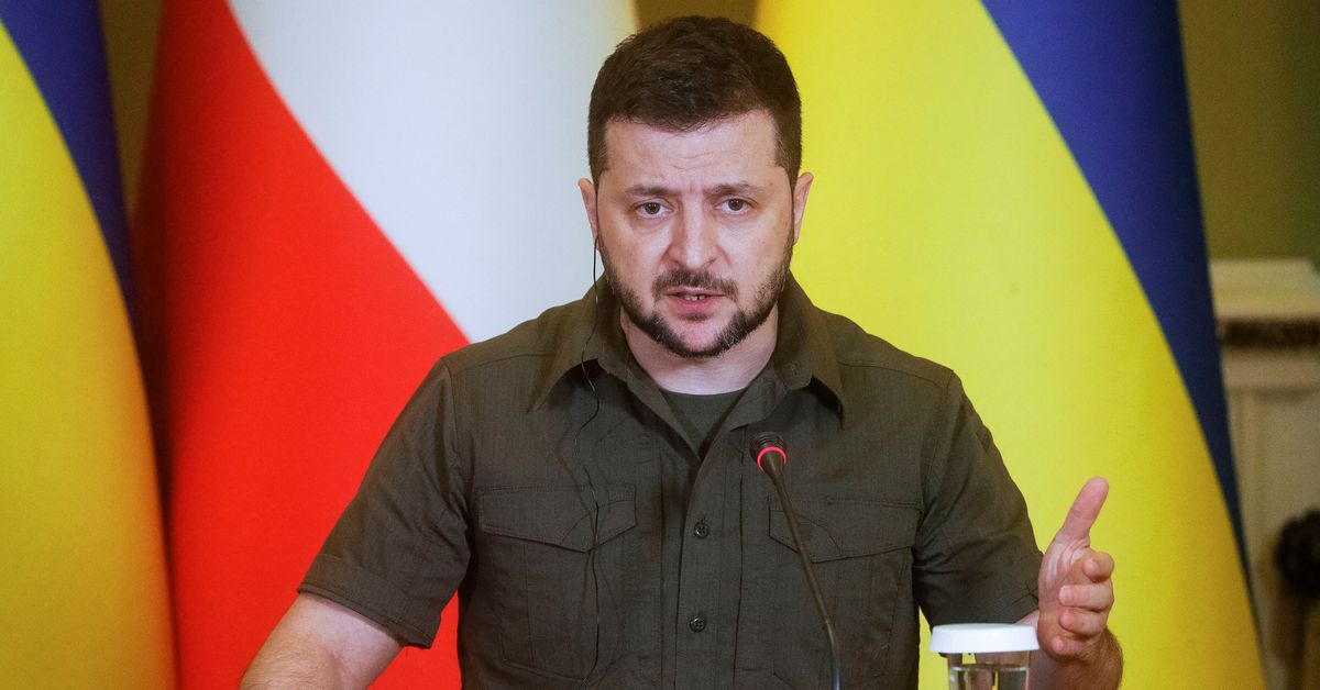 Ukrainian Zelenskyi mocks Putin for saying the war is going