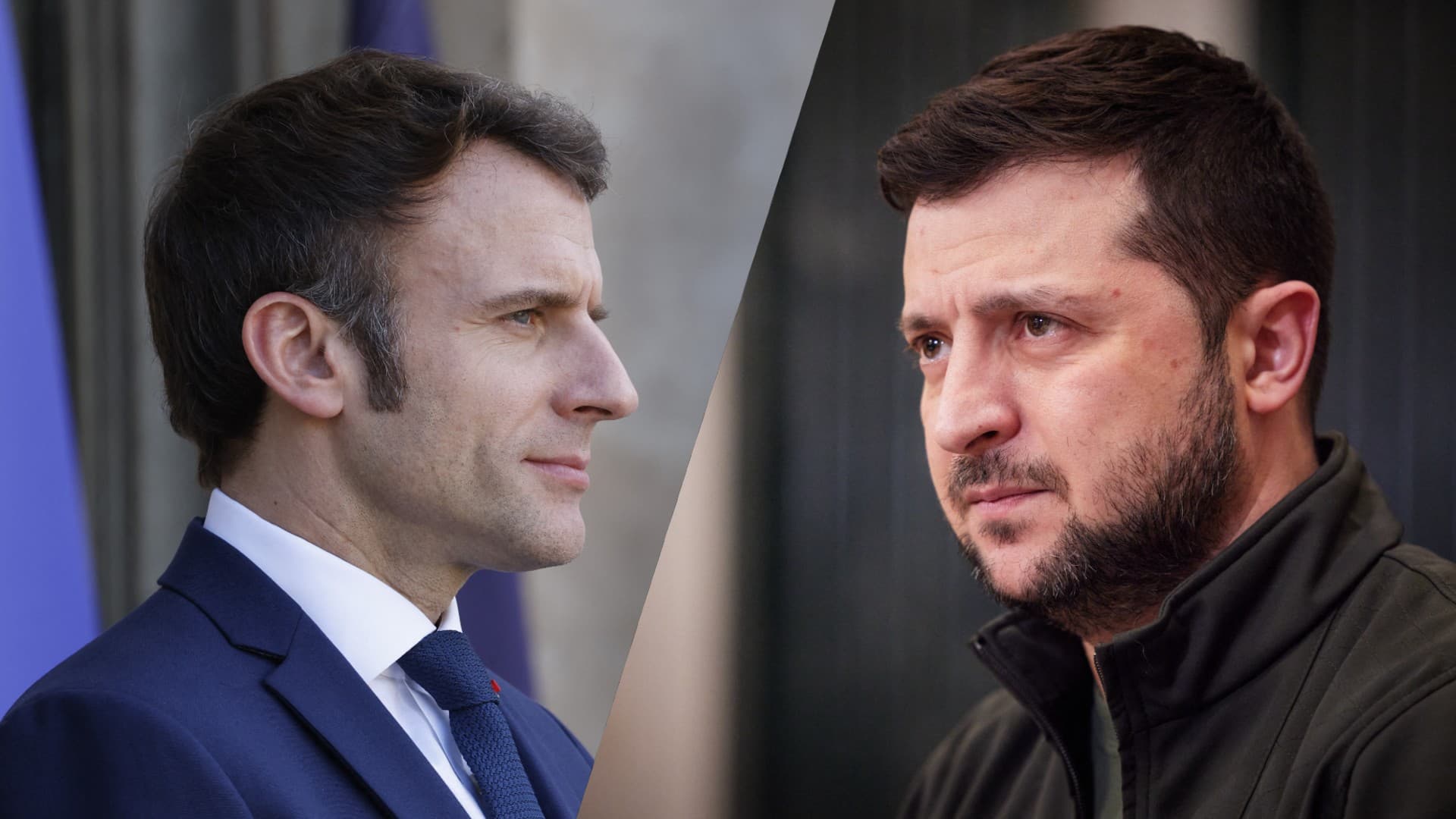 War in Ukraine Macron promises Zelenskyy quotto strengthenquot Sending Equipment