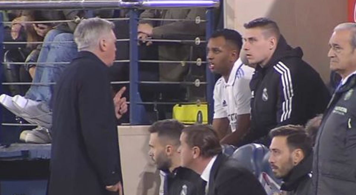 Ancelotti is bitter on Rodrygo and confronts him mid game You