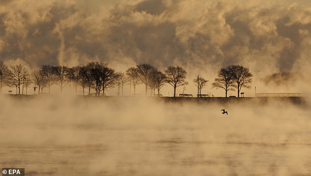 Even wrapped up, the extreme cold can be dangerous for someone who is outside for a long time