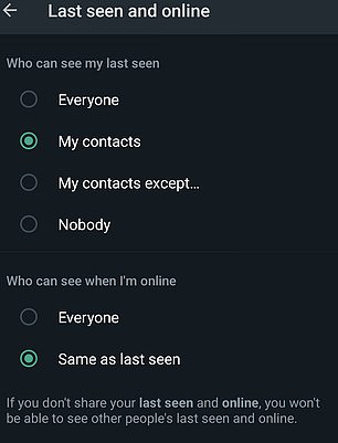 ¿Stealth mode¿ allows WhatsApp users to hide whether they are online or not, or choose which users can see when they are online