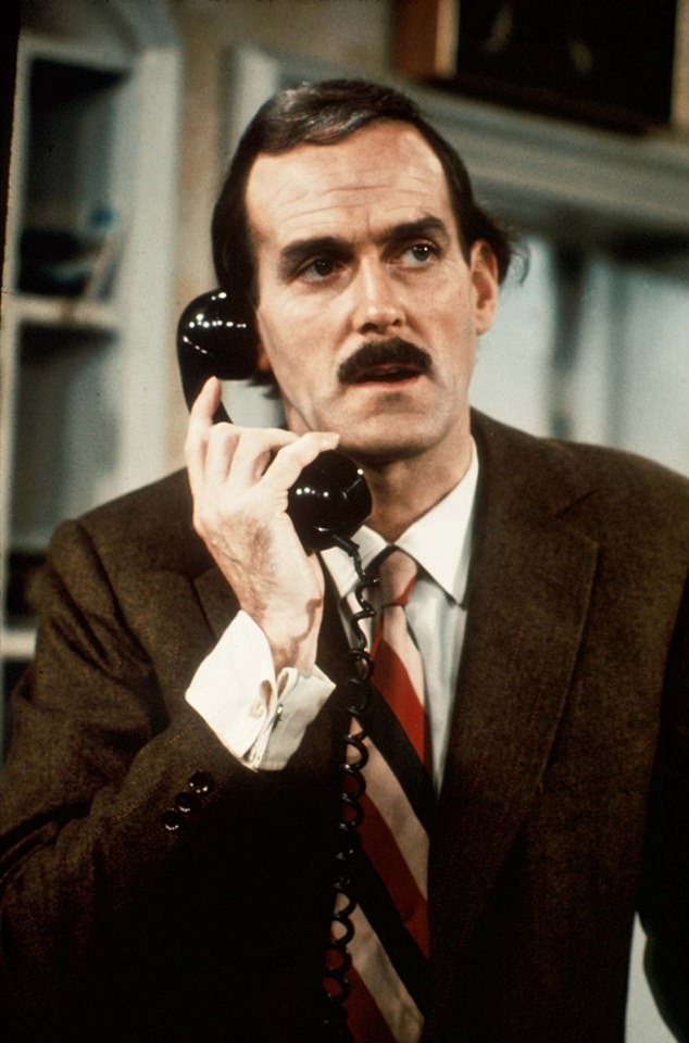 On air: The second and final series ended more than 40 years ago, but Monty Python actor John is writing new episodes of the former BBC program (John stars as the character Basil Fawlty in the first episode of the first series from 1975, A Touch of Glass, see).