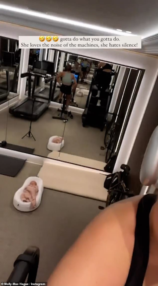 Gym: On Tuesday, Molly-Mae took to Instagram, where she shared a video of herself on the stair machine with her 7.1million followers