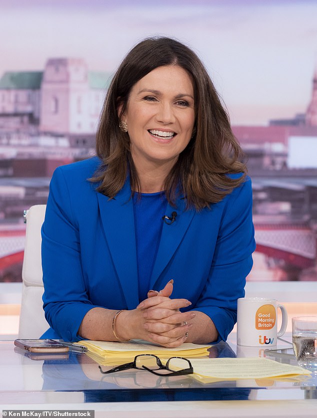 Schedule: The 52-year-old TV presenter has given an overview of what an average day looks like for her during an interview with The Sunday Times magazine, which begins with a wake-up call from her alarm clock at 3.40am