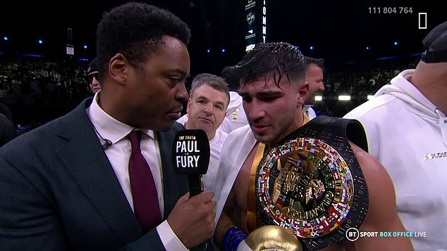 Fury was left in tears after proving himself correct in his biggest fight yet against the 26-year-old