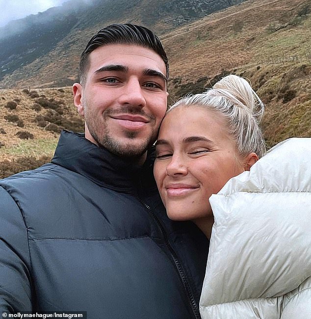 Quick move: The couple went official just weeks after their first villa date, moving in together in Manchester a month after returning to the UK in 2019