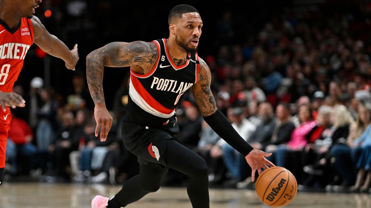 Damian Lillard scores career best 71 points behind 13 3 pointers