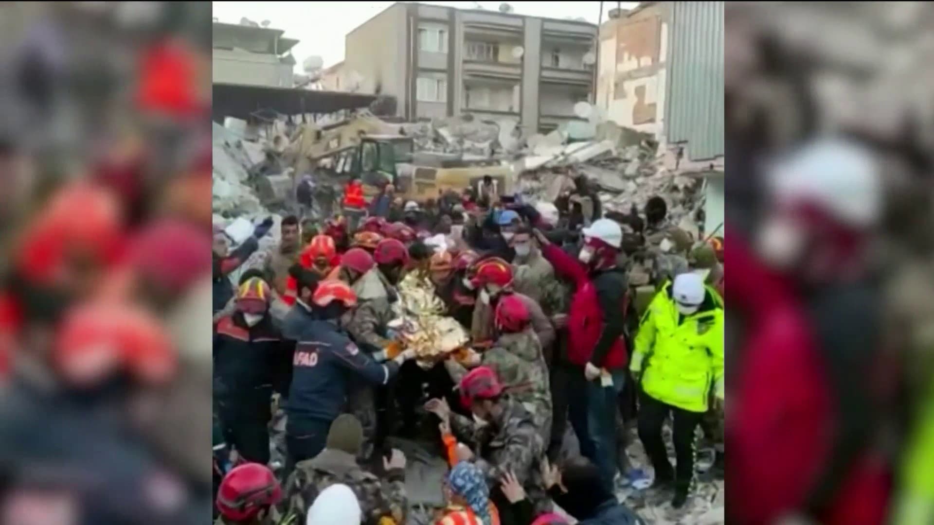 Earthquake in Turkey A man was found alive in the