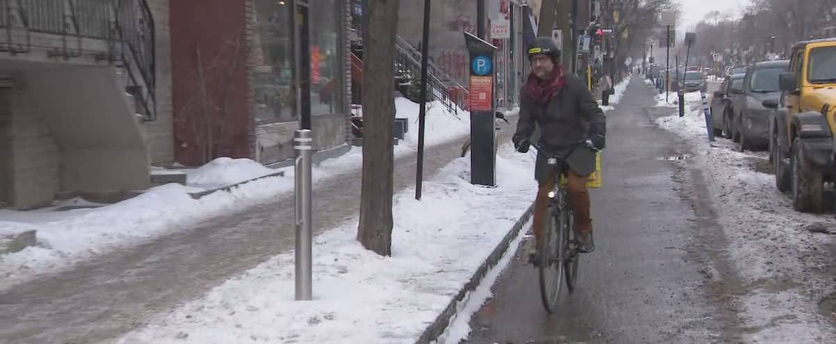 Montreal Disrupt bike lanes used for parking