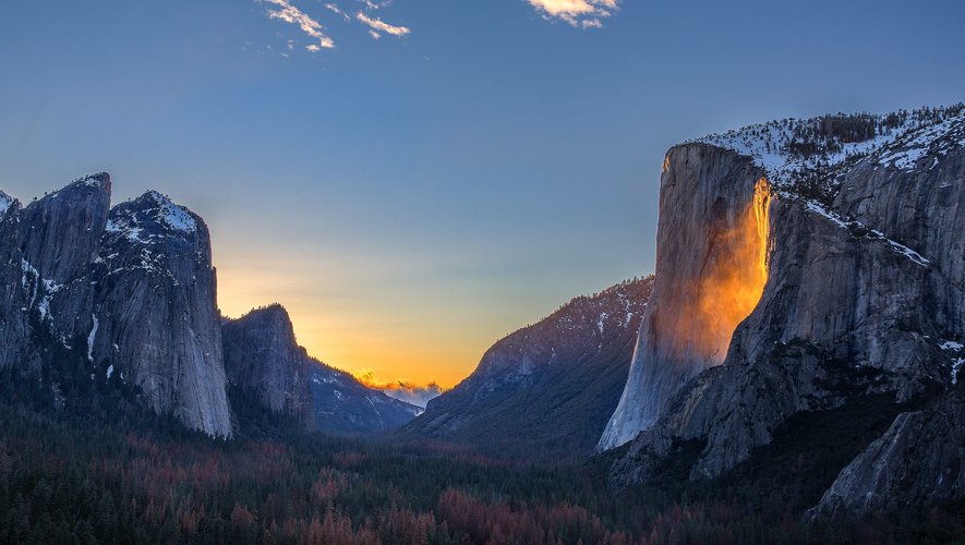 The extraordinary images of quotwaterfall of firequotobserved in Yosemite National