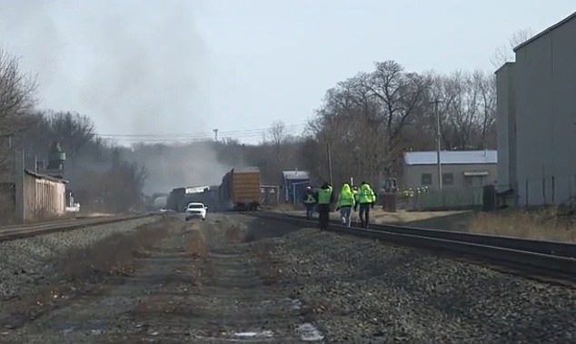 Now cleaning staff are also getting sick.  Workers helping to clean up toxic materials at a train derailment experience migraines and nausea