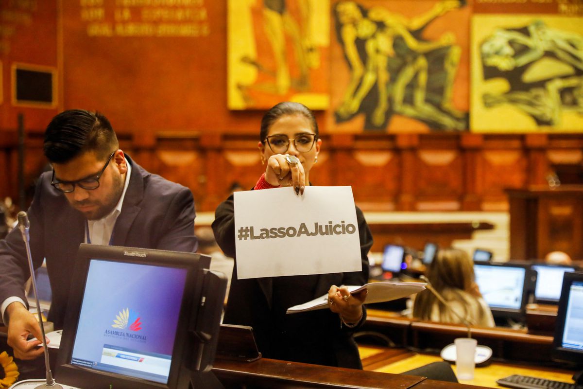 1677968452 The Ecuadorian Assembly approves the initiation of a political trial