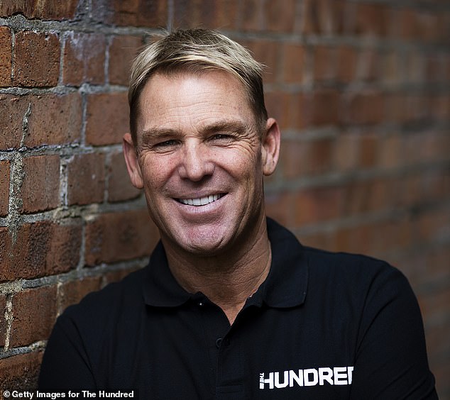 Last year Australian cricketer Shane Warne (pictured), to whom the Austin Powers actress was engaged, died of a heart attack at the age of 52