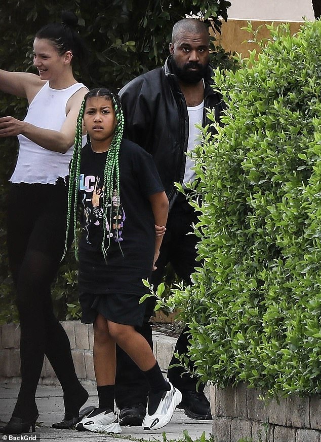 Kanye West attends church with his wife Bianca Censori and