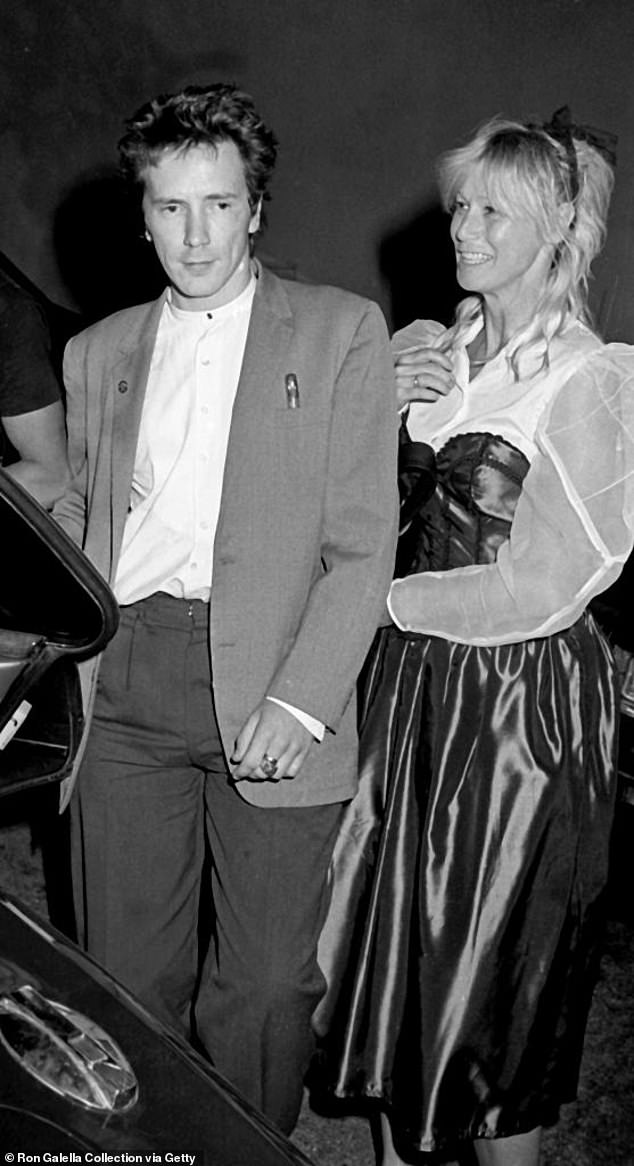 John Lydon and Nora Forster in 1984. The couple had been married for almost five decades