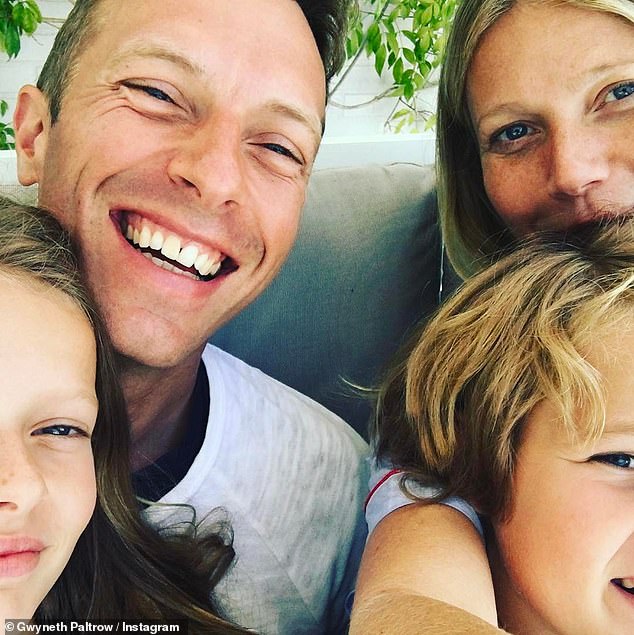 Conscious co-parenting: Paltrow's daughter and son were 11 and 9 years old, respectively, at the time of the incident.  She shares both children with ex-husband Chris Martin, 46;  Pictured 2017