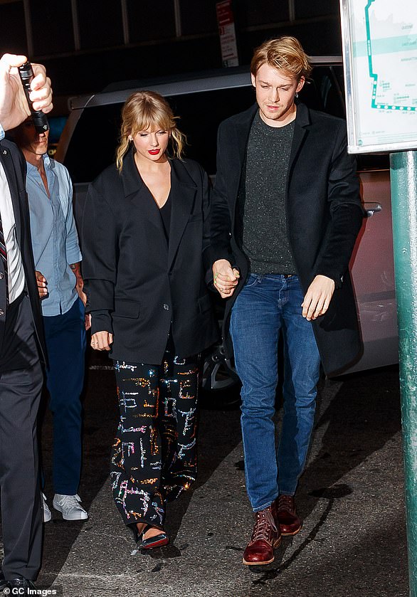 Taylor Swift spent July 4 in London supporting longtime British friend Joe Alwyn at his great-uncle's funeral (pictured in 2019).