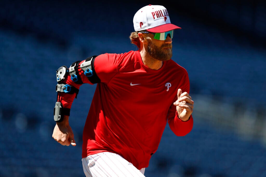 1682089356 Bryce Harpers speedy recovery Phillies return could defy precedent early