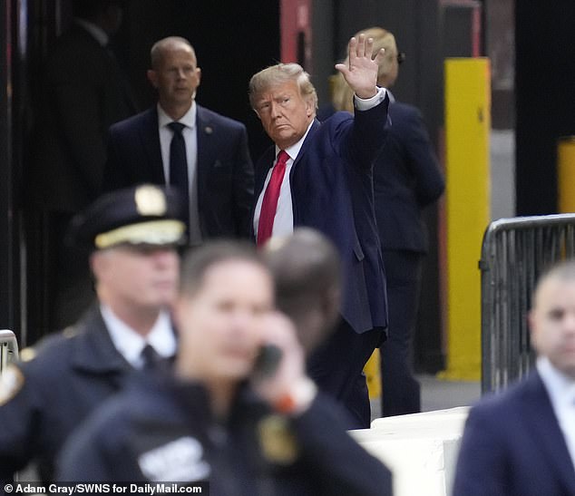 Trump lands in New York for his arraignment after being