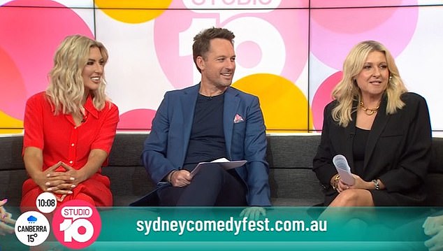 Under normal circumstances, Studio 10 would have heavily promoted MasterChef and aired interviews with its hosts and contestants, and the fact that it didn't suggests the producers knew something had gone horribly wrong.  (Image LR: Studio 10 hosts Jess Eva, Tristan MacManus and Angela Bishop who, characteristically for the show, wore black)