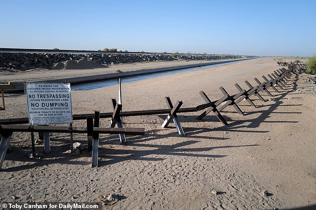 A key migrant collection point was deserted Friday morning in Yuma County, Arizona